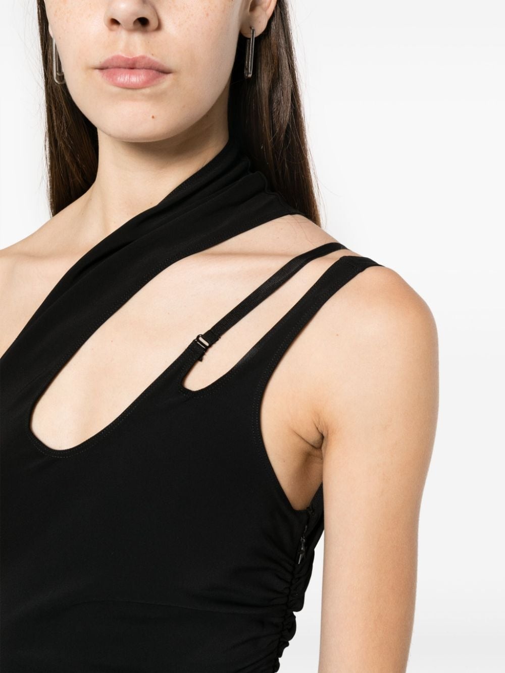 asymmetric midi dress - 5