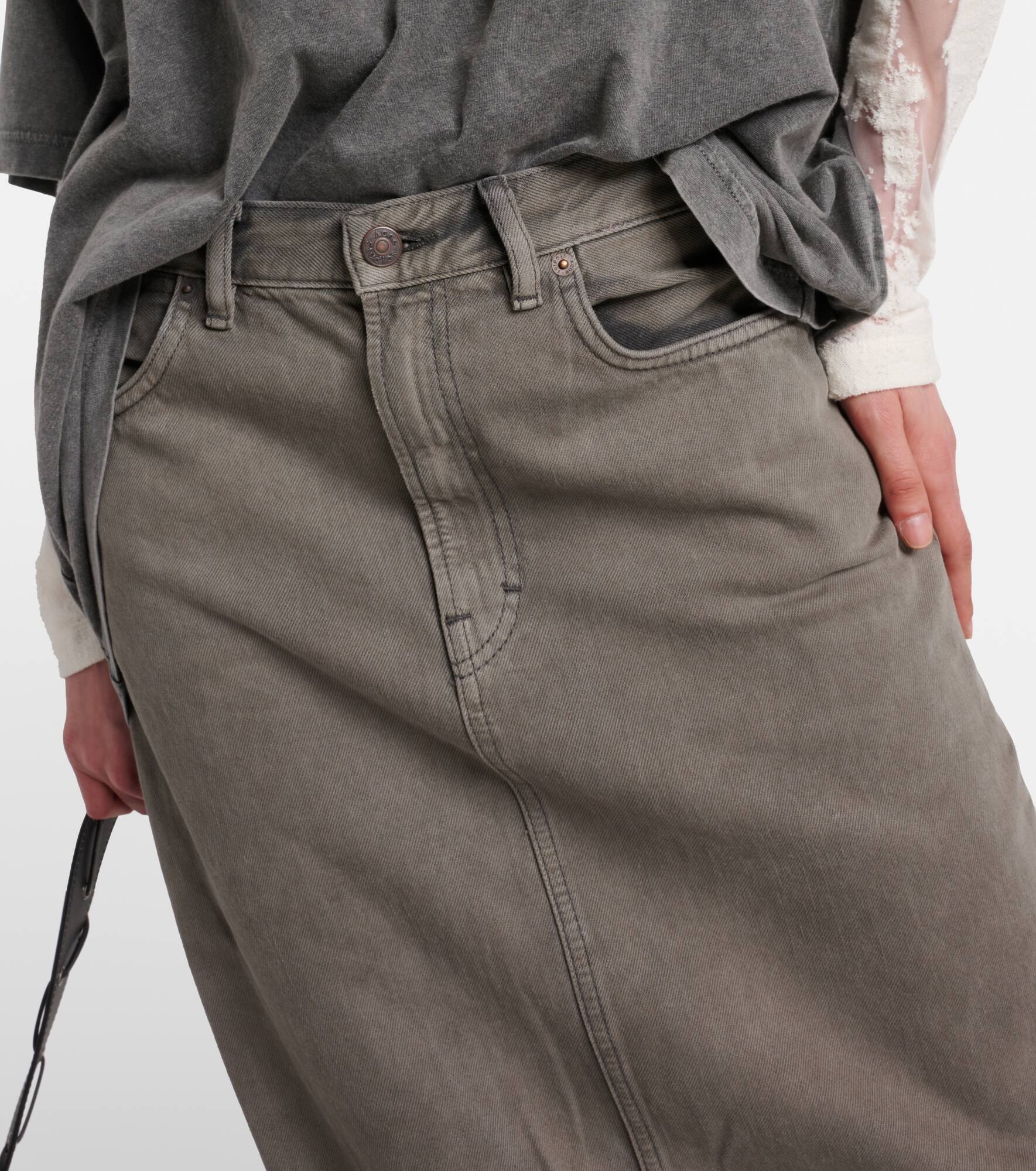 Philo denim maxi skirt - 4