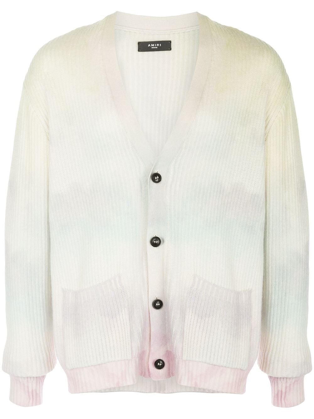 watercolour cashmere cardigan - 1