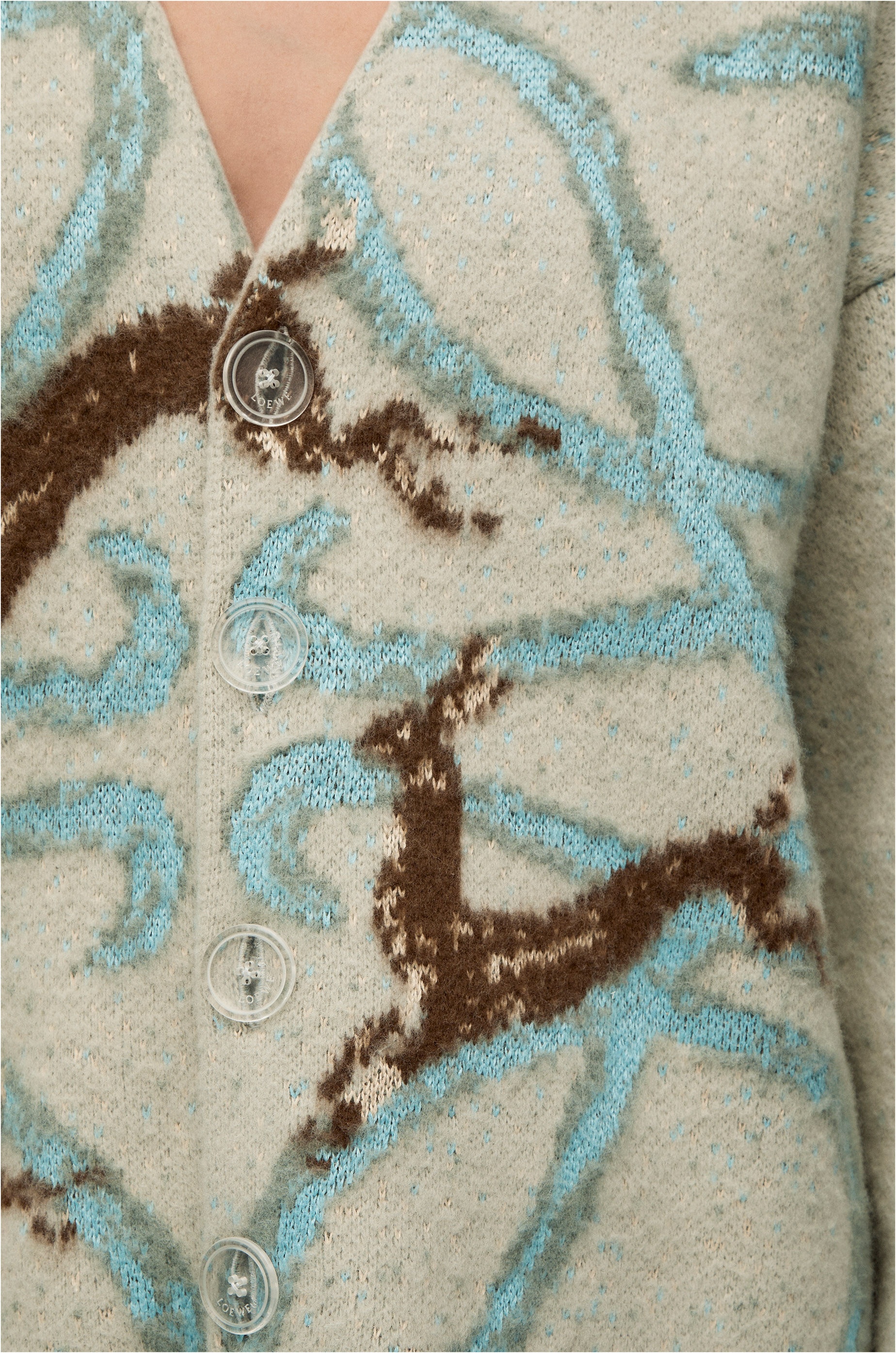 Anagram deer cardigan in wool - 5