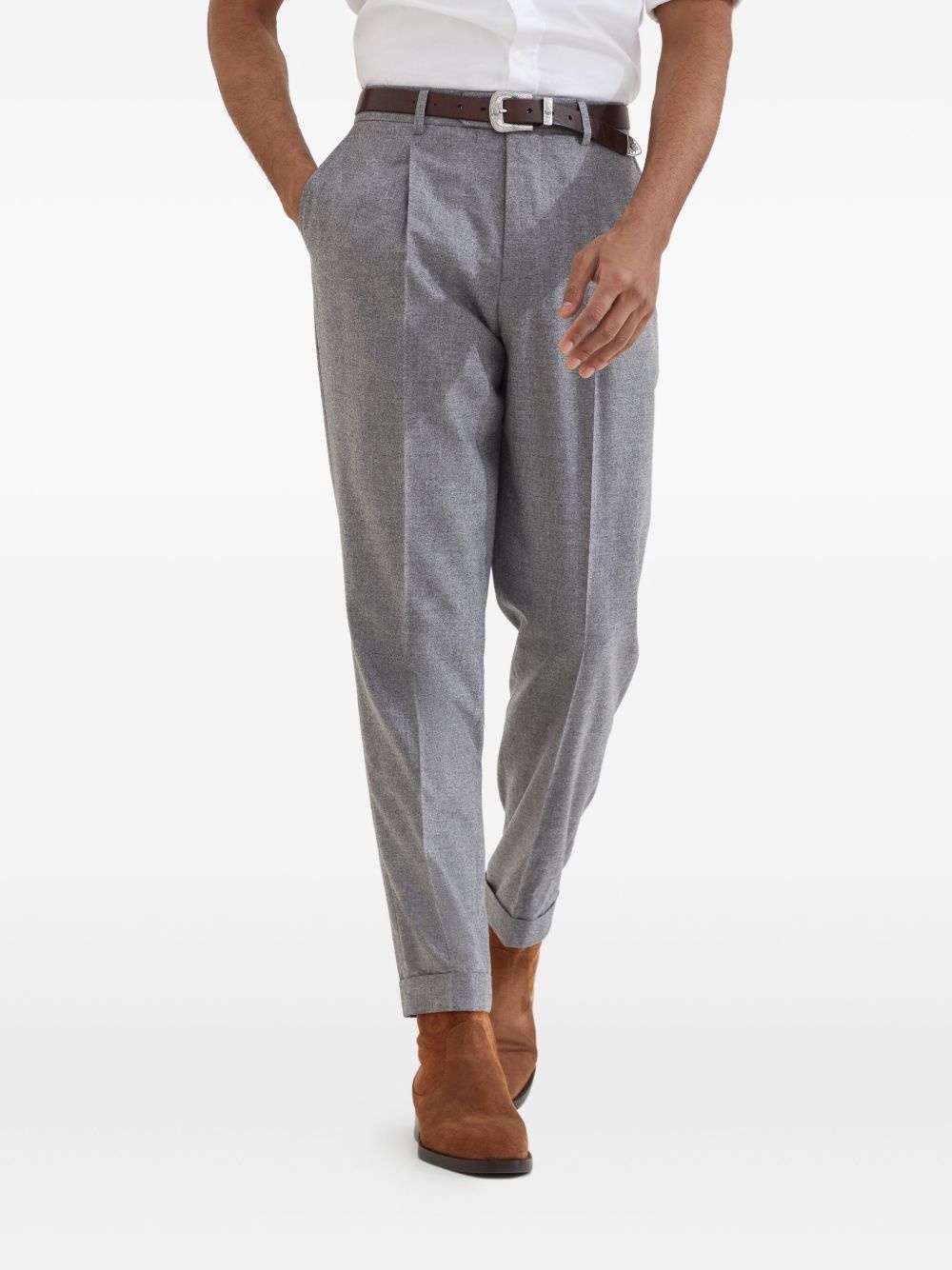 Flannel trousers - 3
