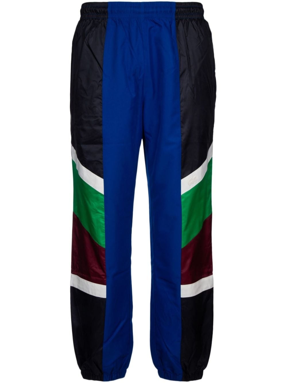 appliqué cotton track pants - 1