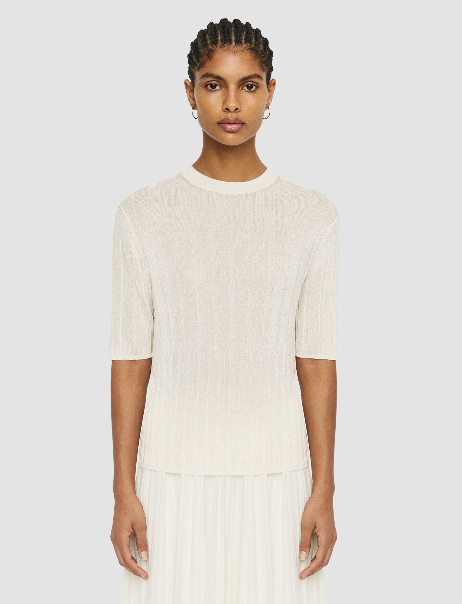 Crisp Rayon Knitted T-Shirt - 3