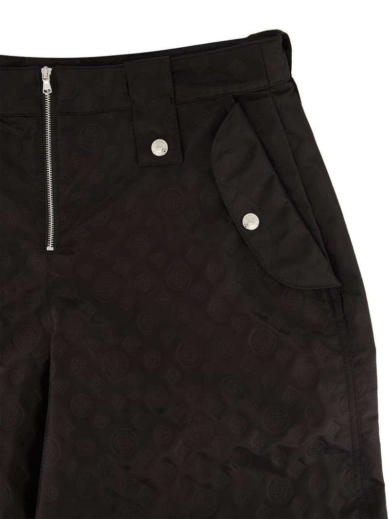 monogram tie-detail trousers 3