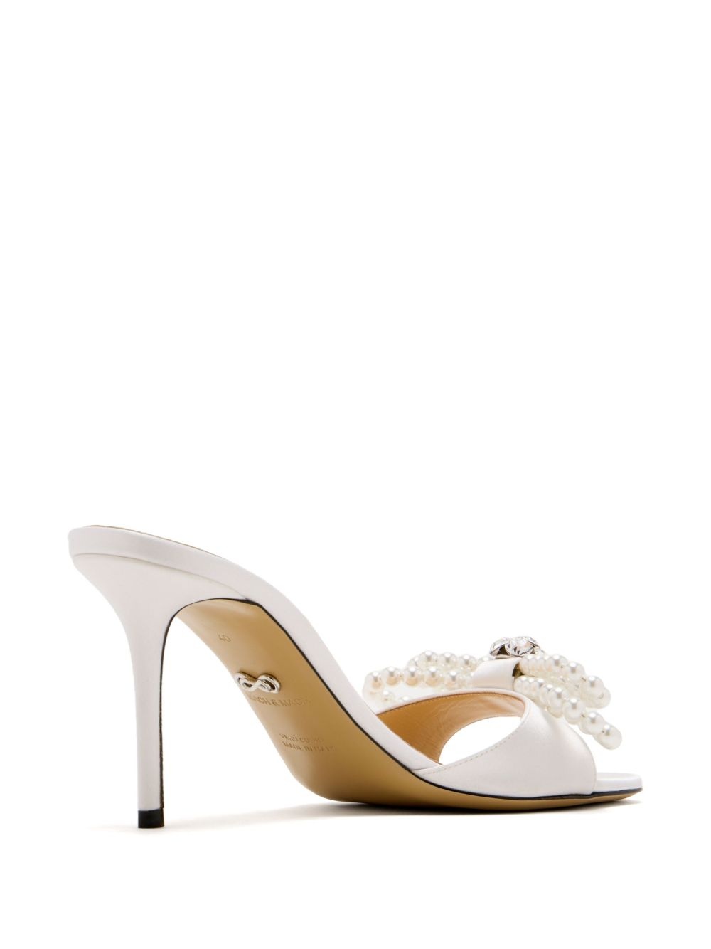 85mm bow-embellished mules - 3