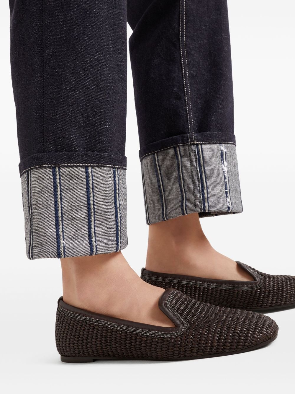 striped-detailing jeans - 5