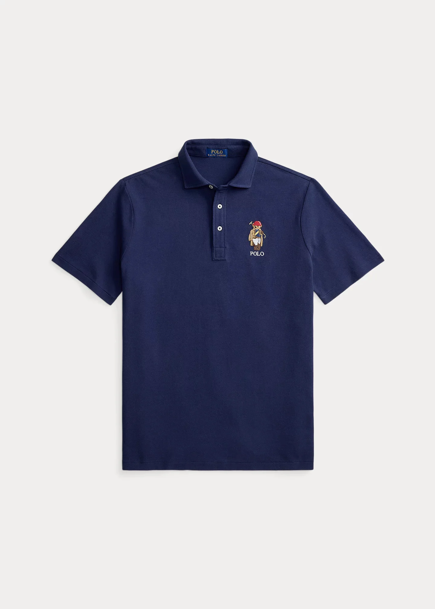 Classic Fit Polo Bear Mesh Polo Shirt - 1