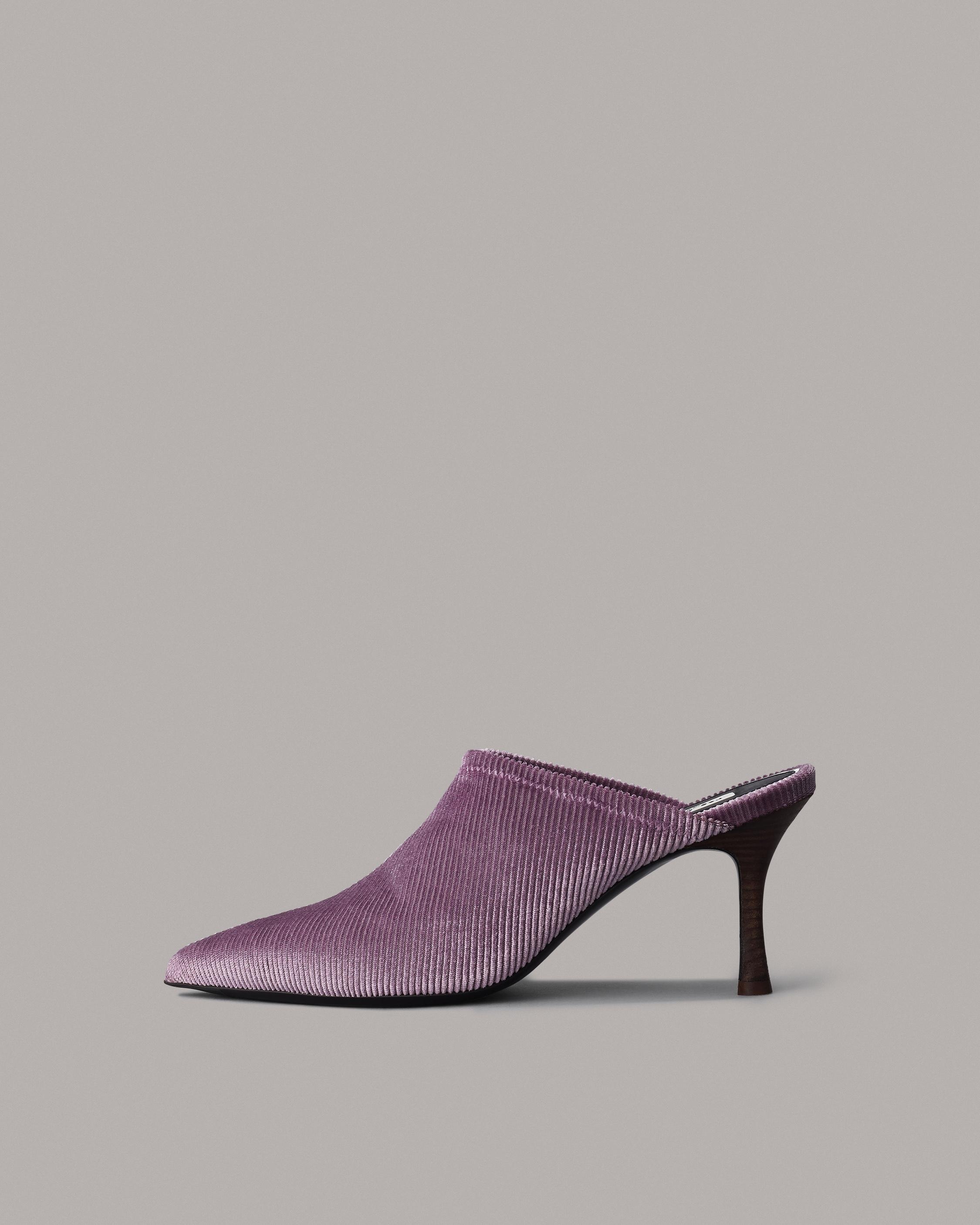 Brea Mule - Velour Corduroy
Heeled Mule - 1