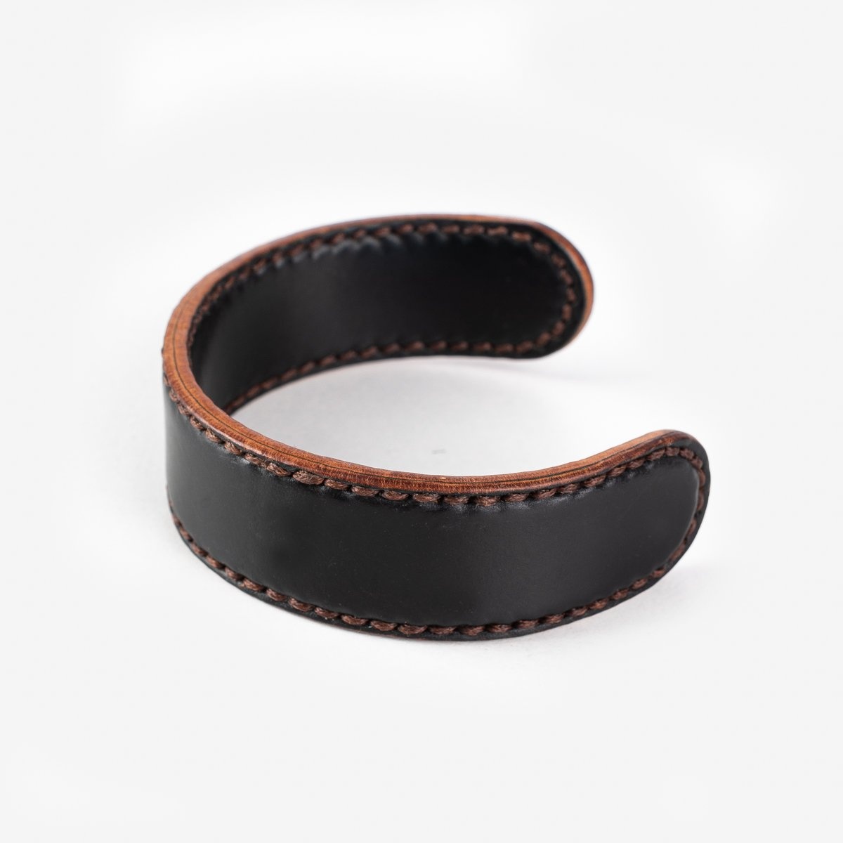 OGL-BV-CUFF-BLK OGL Brave Shell Cordovan Wrist Cuff - Black - 1