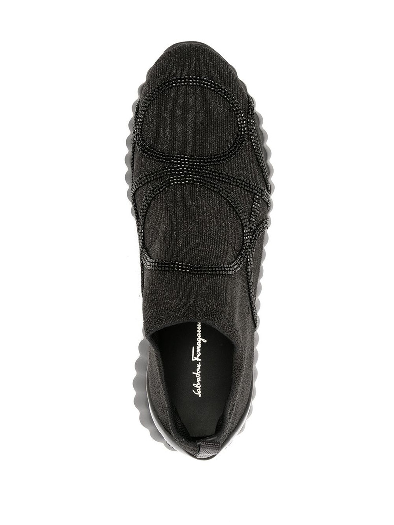 oversize-sole slip-on sneakers 4