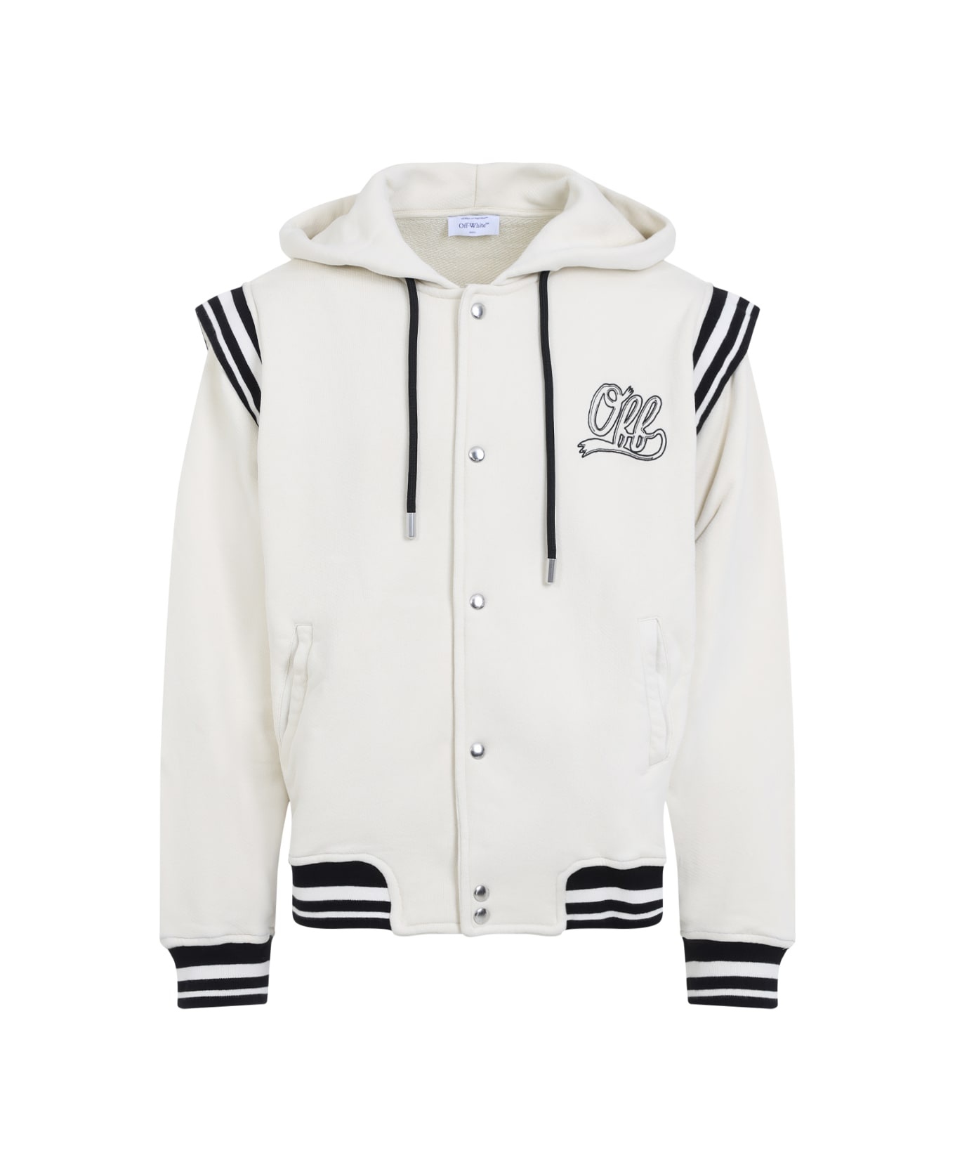 Off Fleece Varsity Hoodie - 2