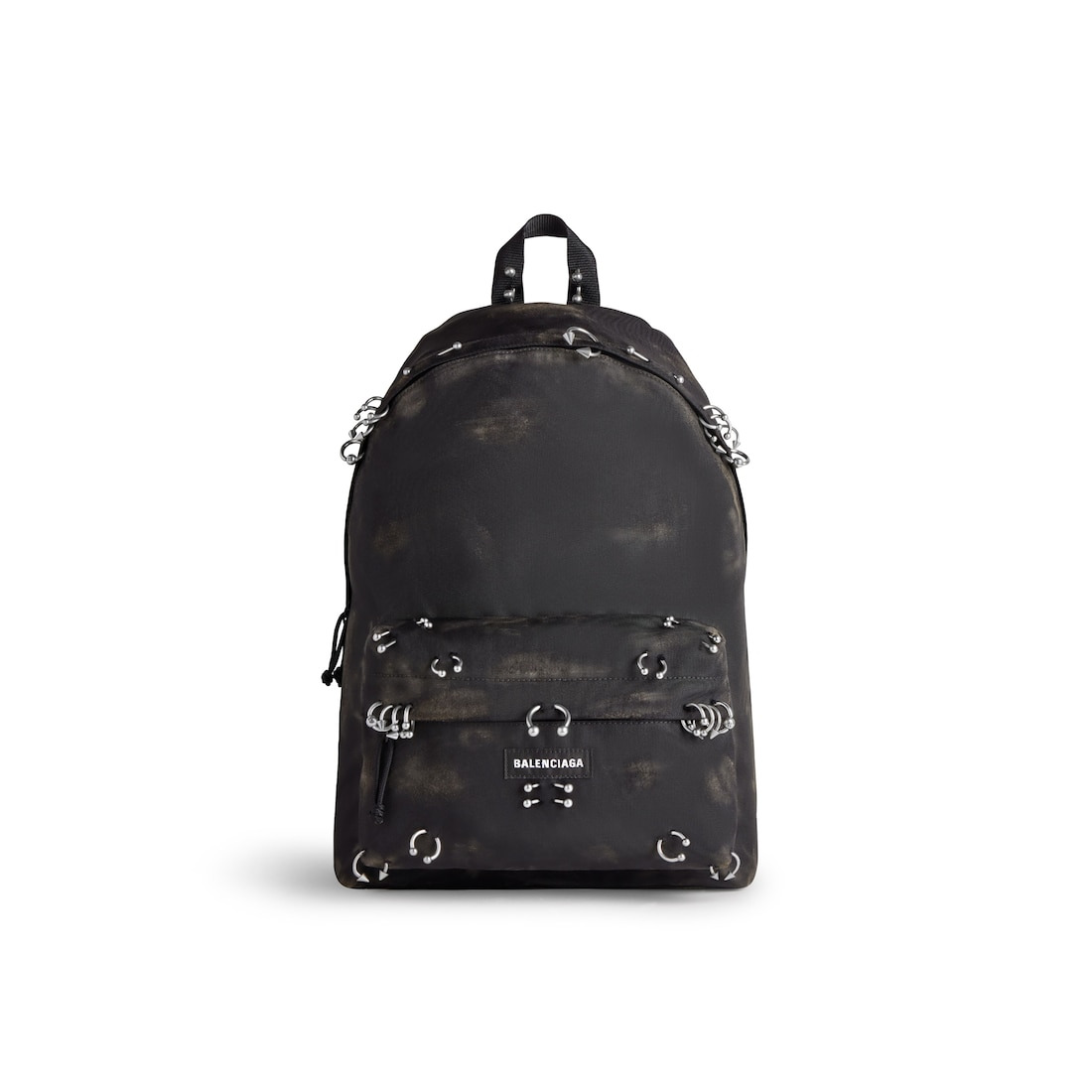 Men's Explorer Backpack With Piercings in Black - 1