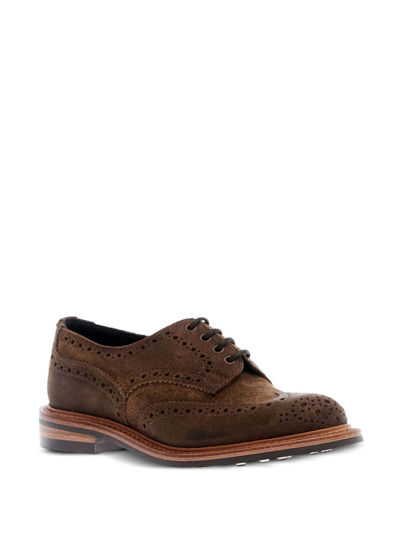 Tricker's Bourton suede derby shoes outlook