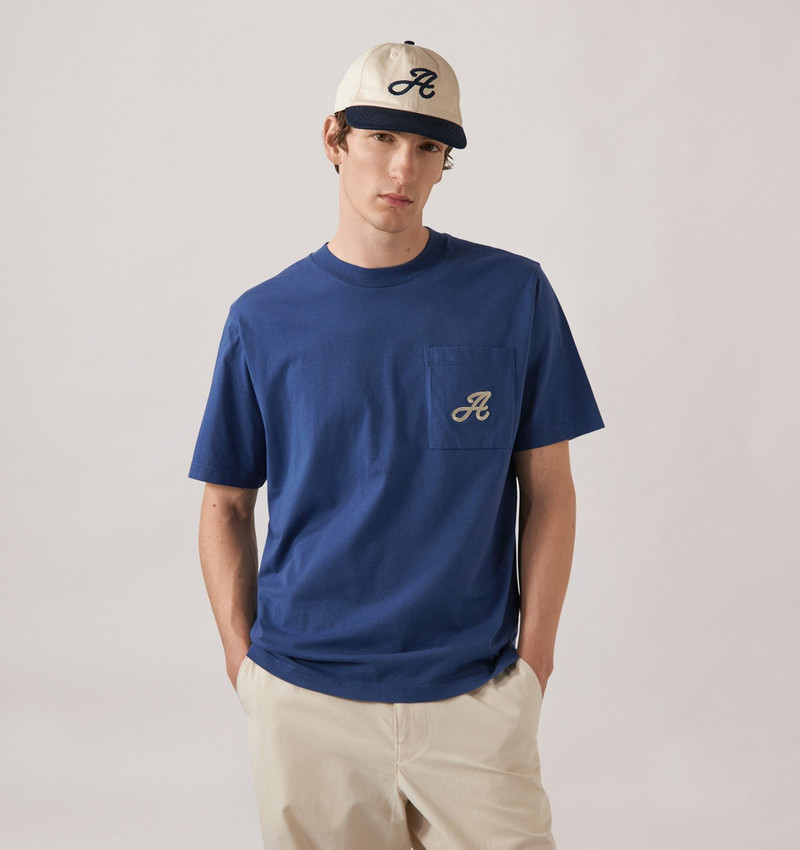 AUTRY ROPE EMBROIDERY POCKET TEE UNISEX outlook