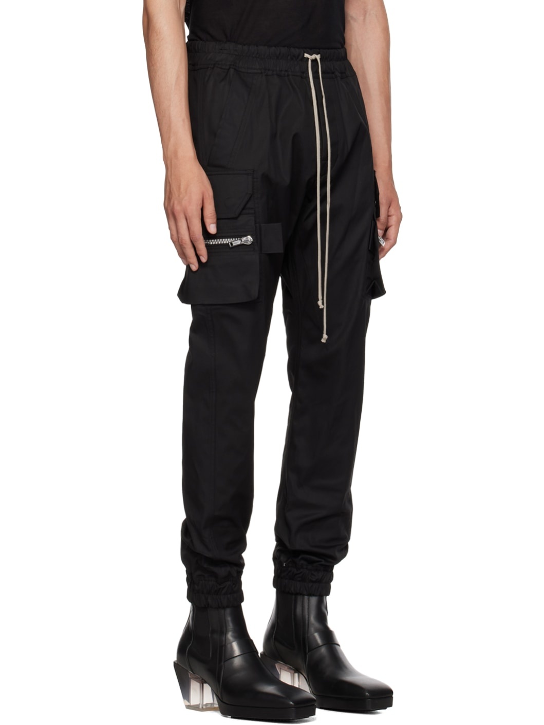 Black Mastodon Cargo Pants - 2