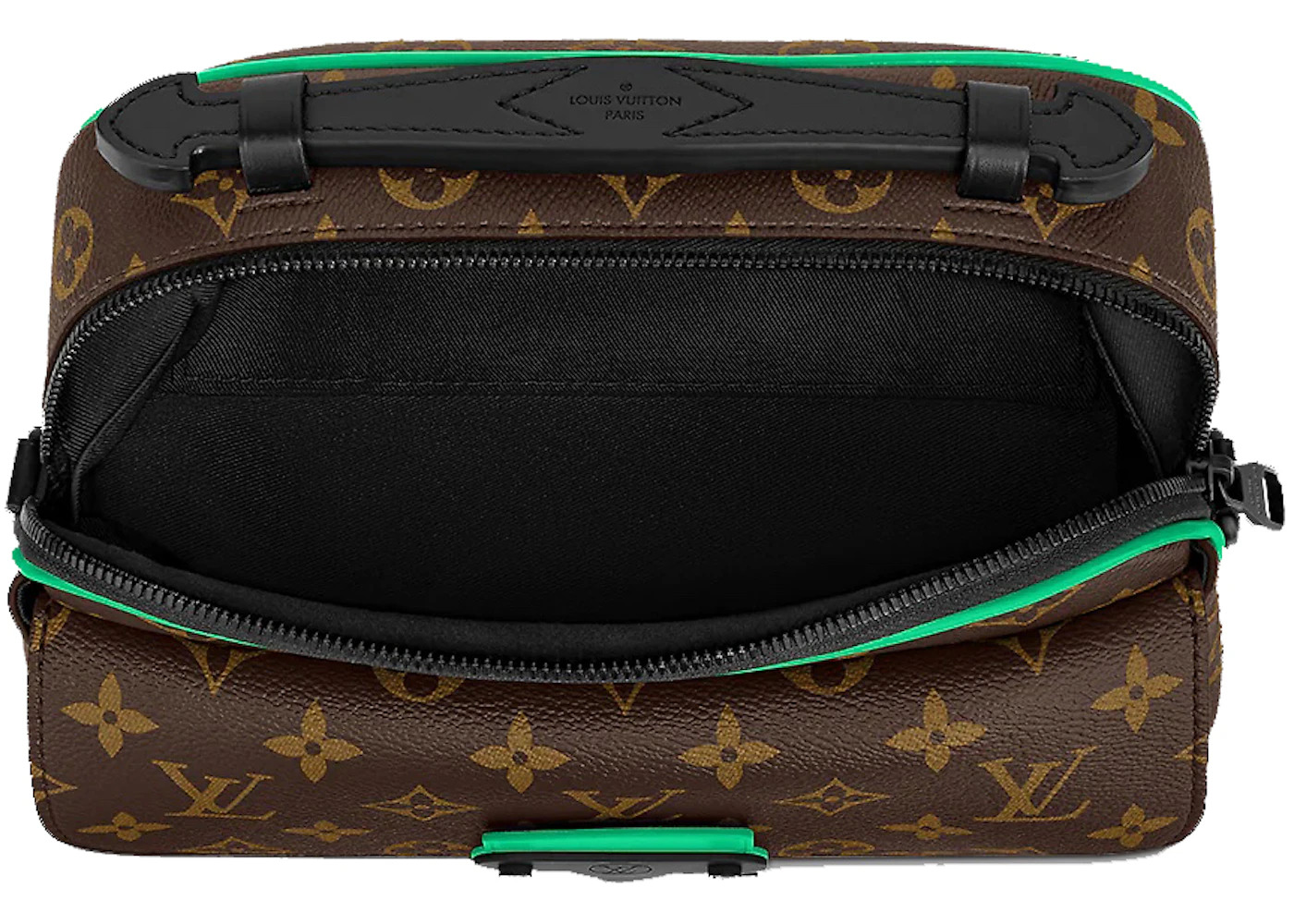 Louis Vuitton S Lock Messenger Monogram Macassar Minty Green - 3