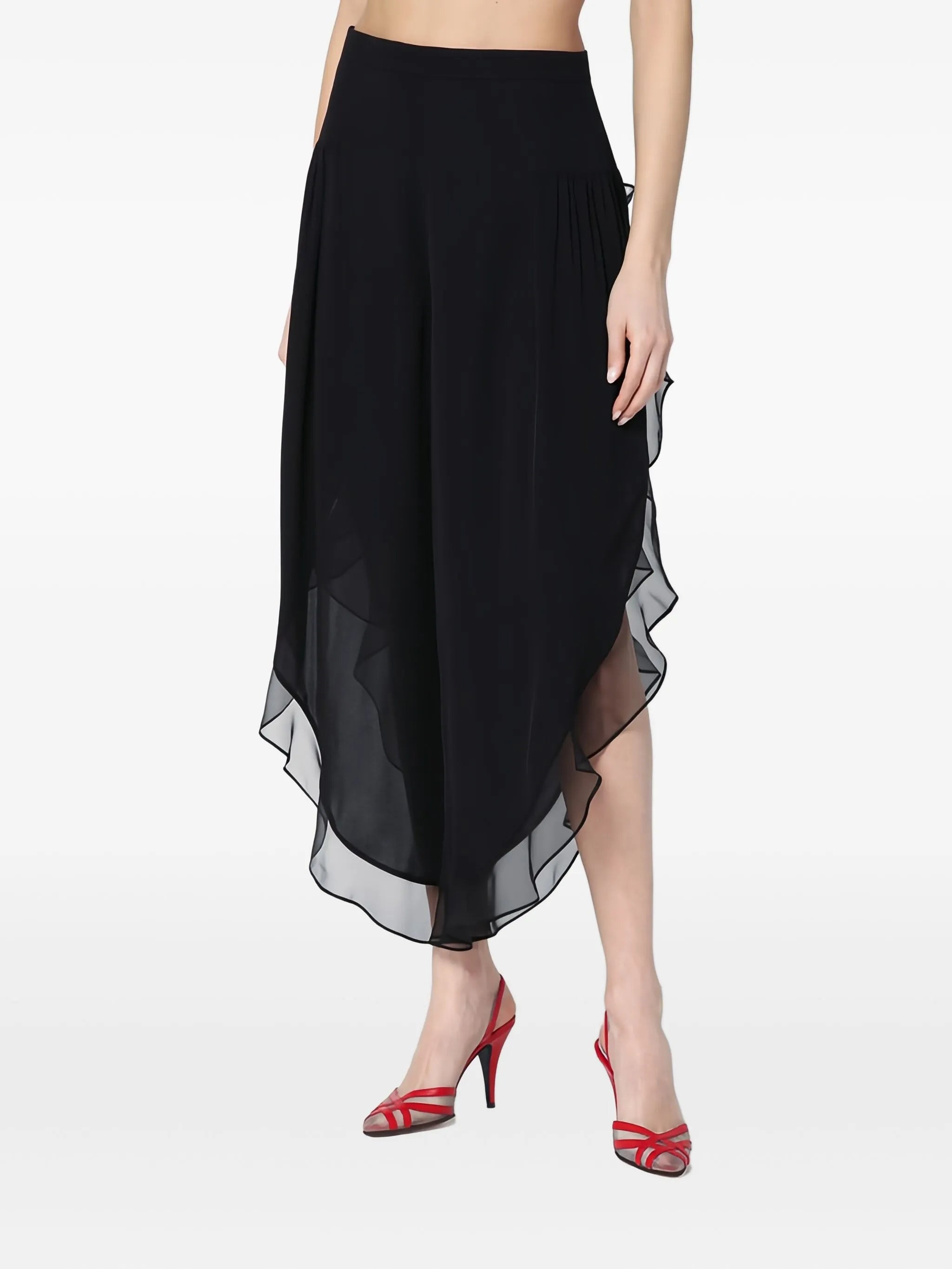 georgette balloon trousers - 4