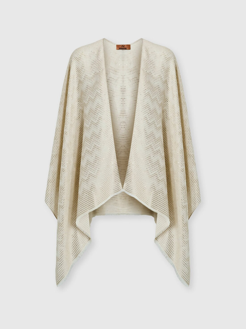 Viscose and modal-blend cape 1