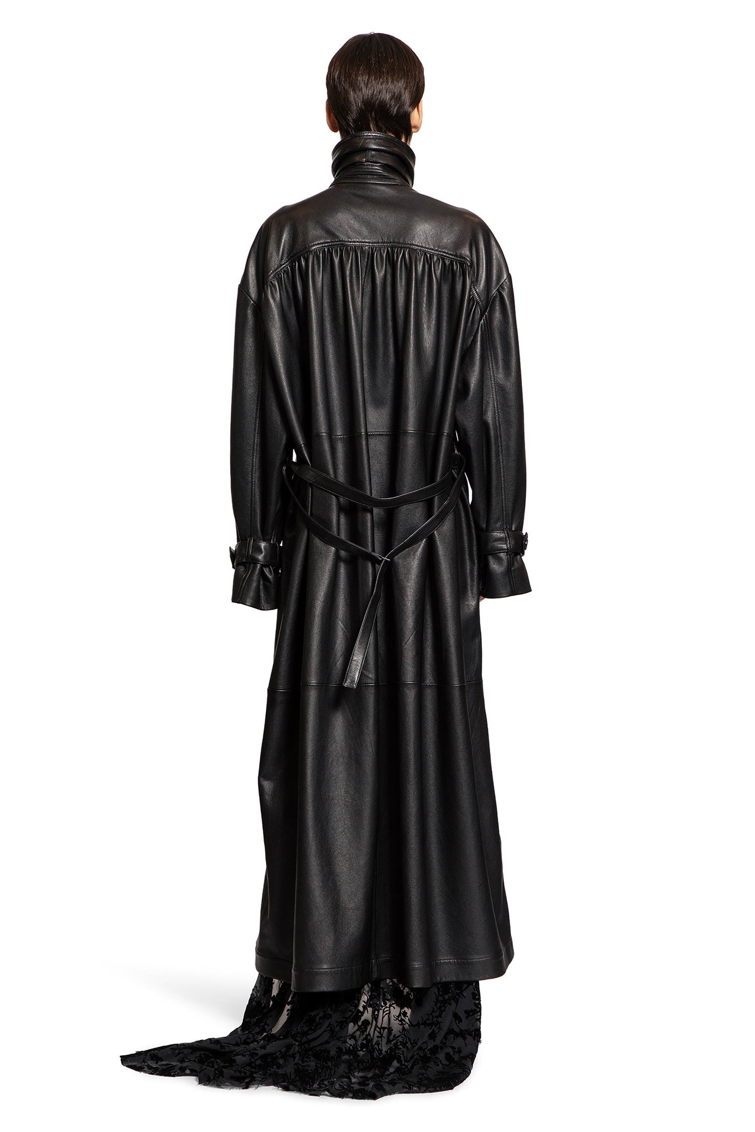 Ansa Double Breasted Trench Coat - 4