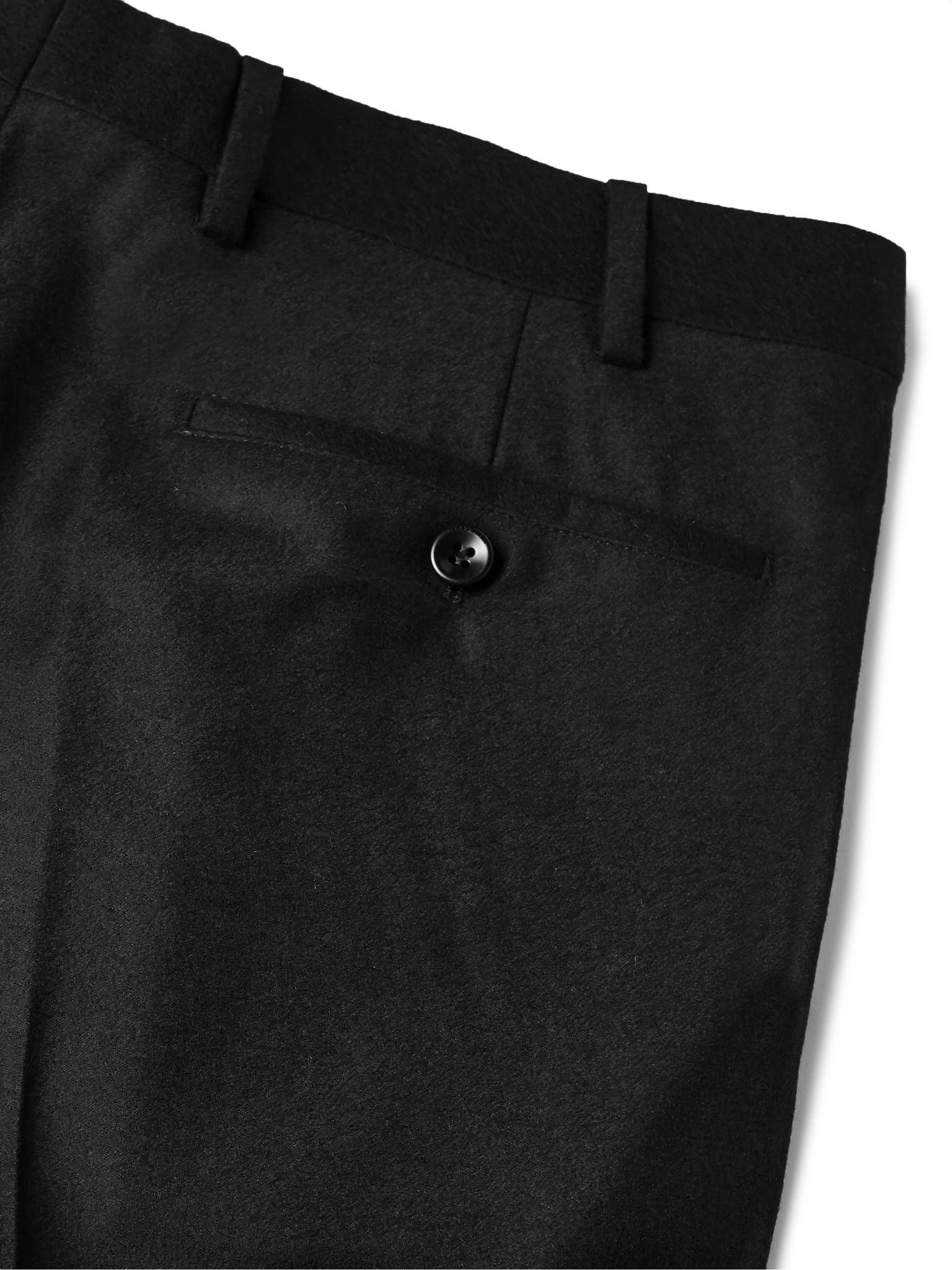 Slim-Fit Wool and Cashmere-Blend Flannel Trousers - 5