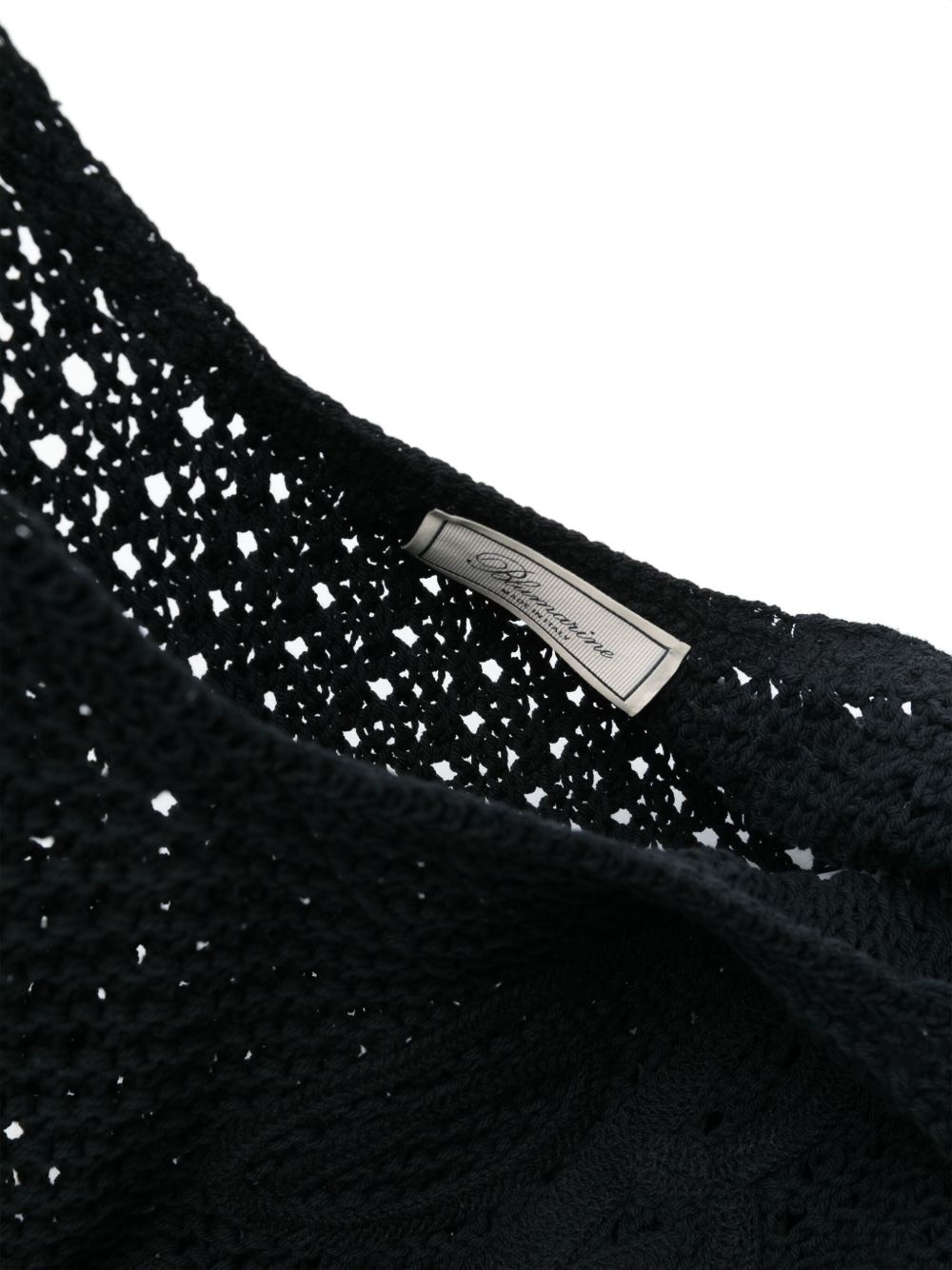 logo-embroidered shoulder bag - 5