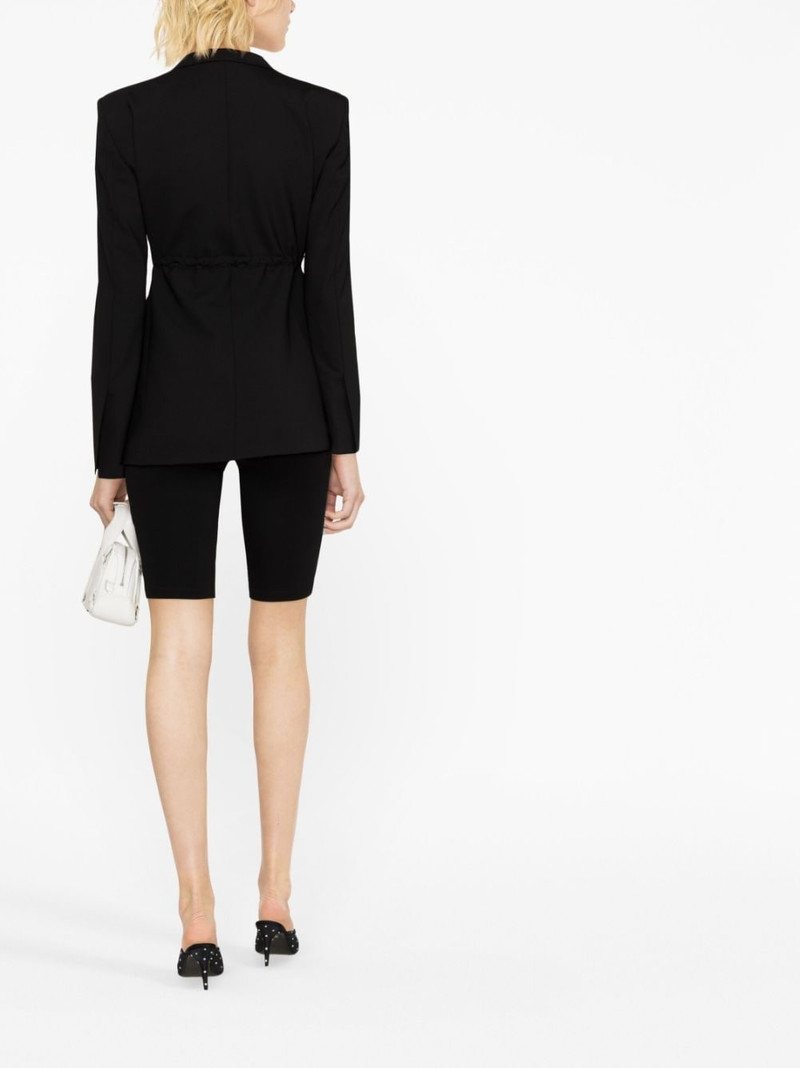 belted wool-blend blazer 4
