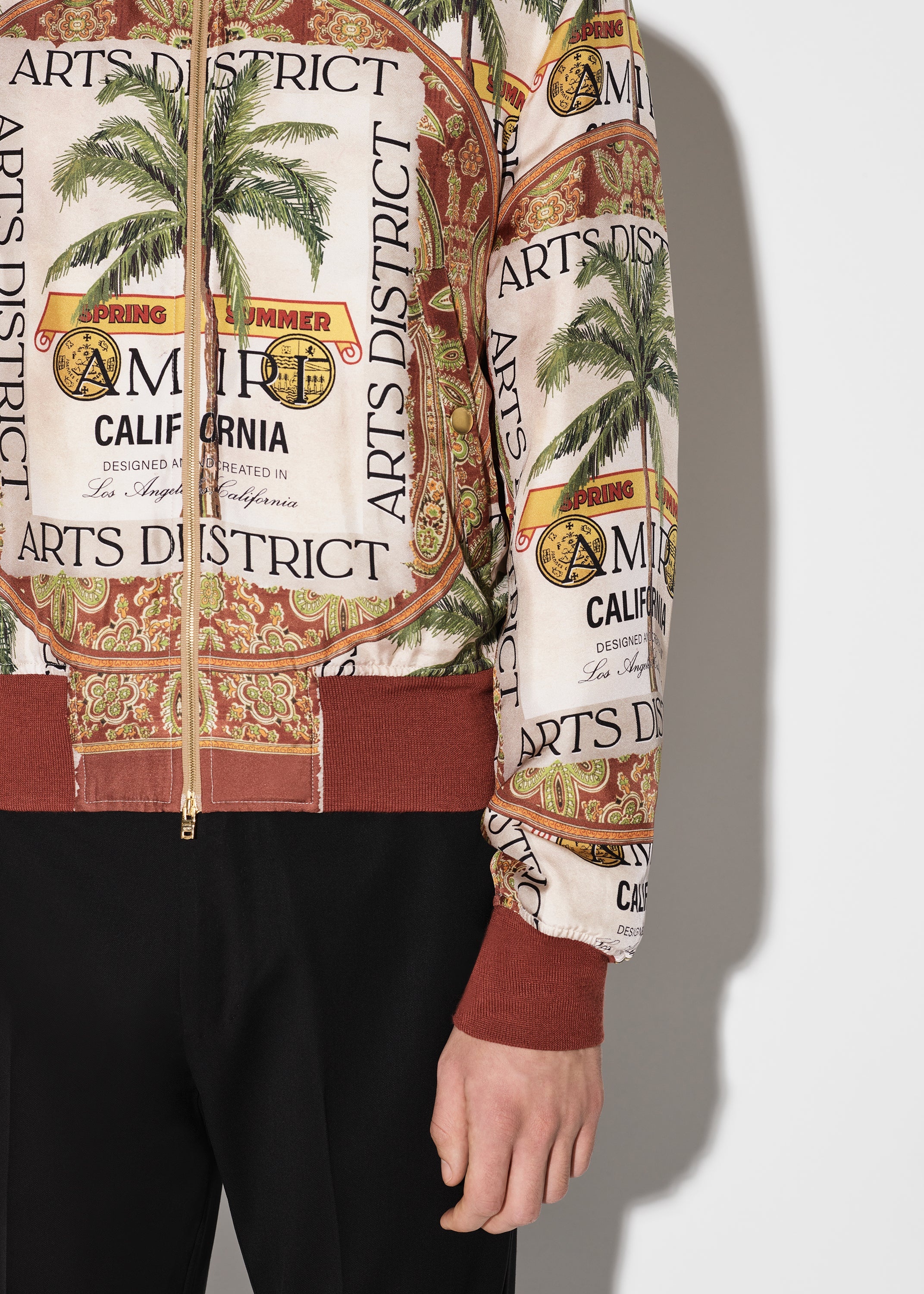 AMIRI RUM LABEL BOMBER JACKET - 7