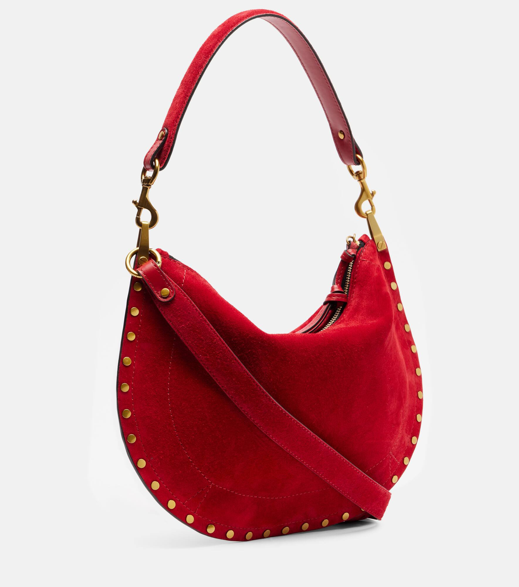Oskan Small suede shoulder bag - 4