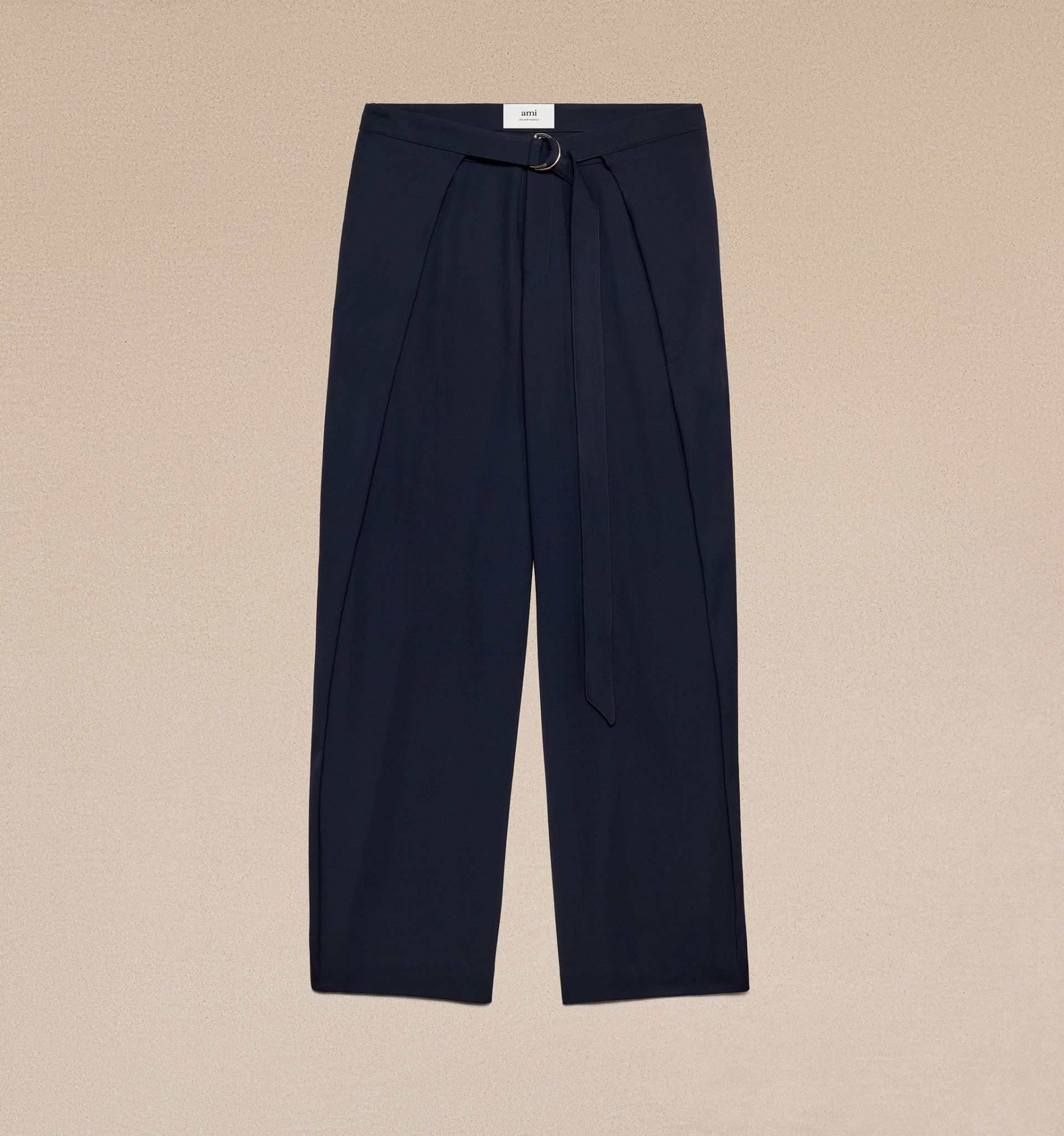Wide Fit Trousers With Front Panels - 1