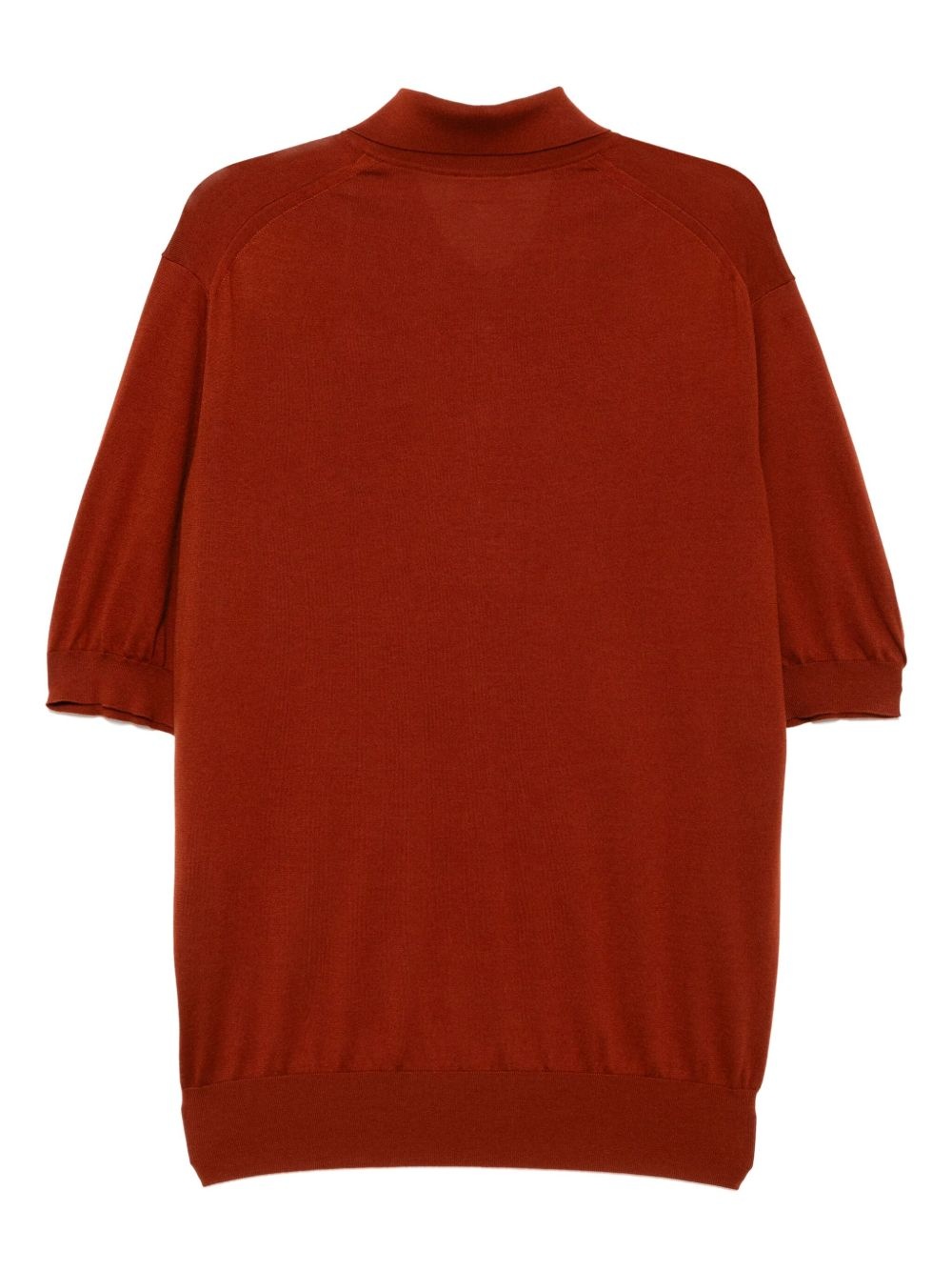 knitted polo shirt - 2