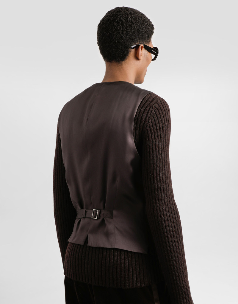 Smooth velvet vest 5