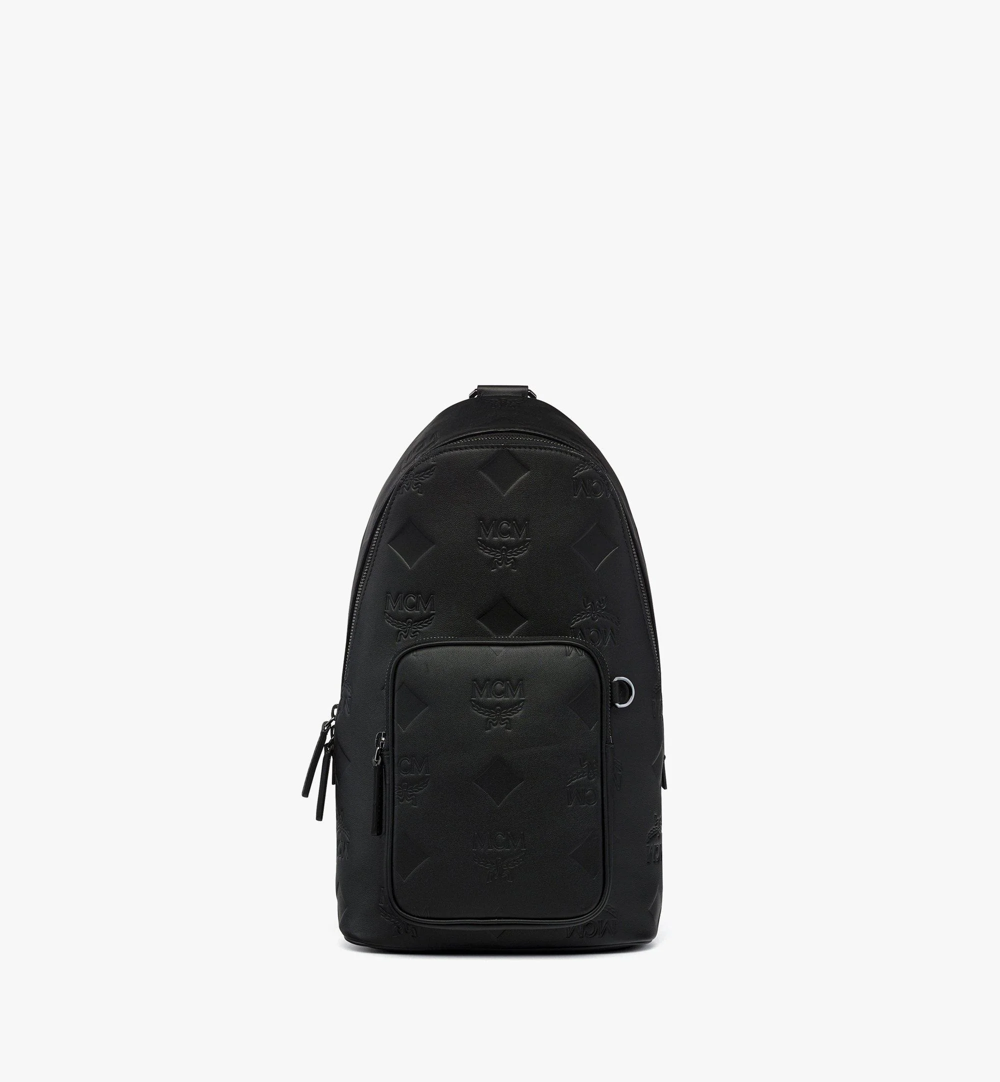 Aren Sling Bag in Embossed Monogram Leather - 1