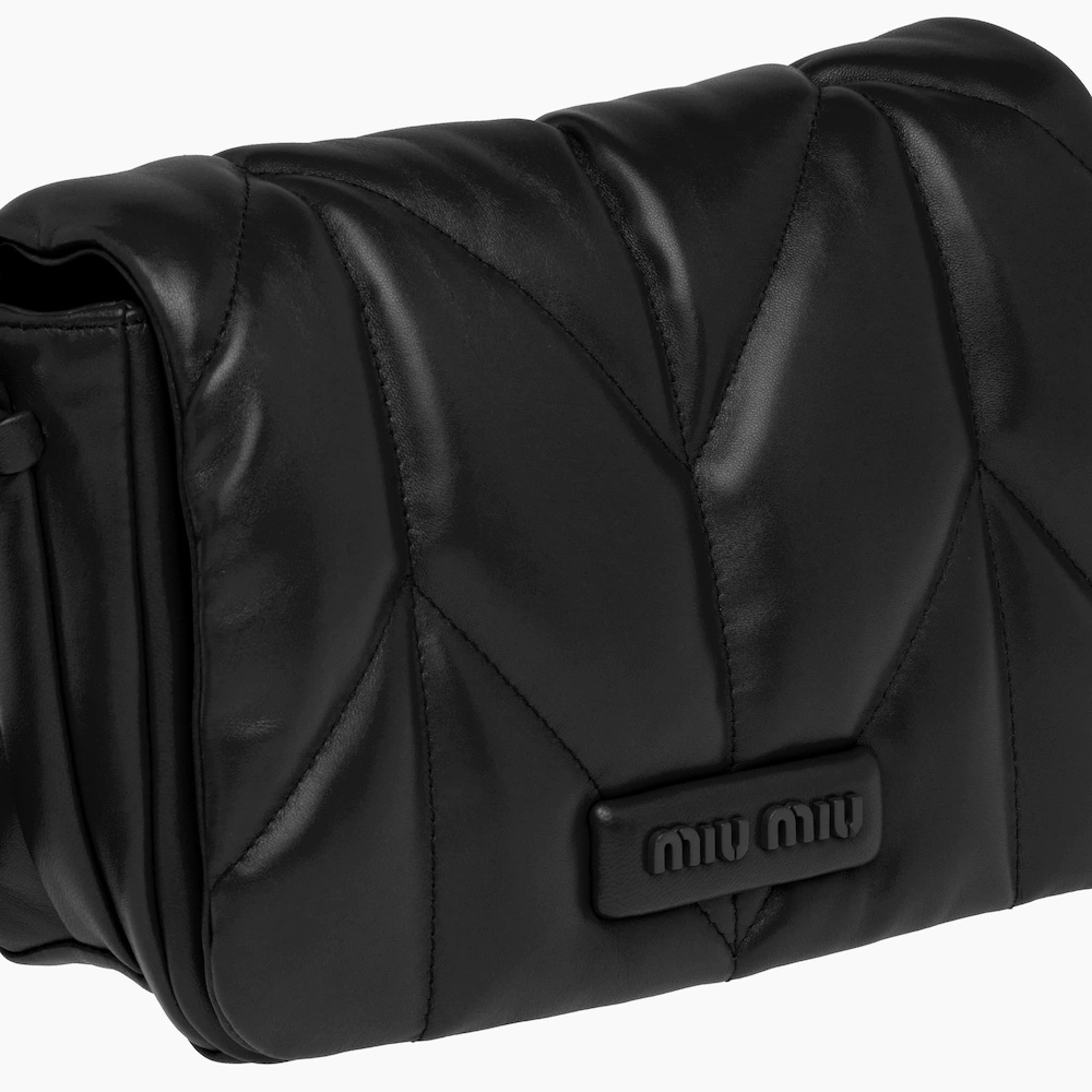 Quilted nappa leather shoulder bag - 6