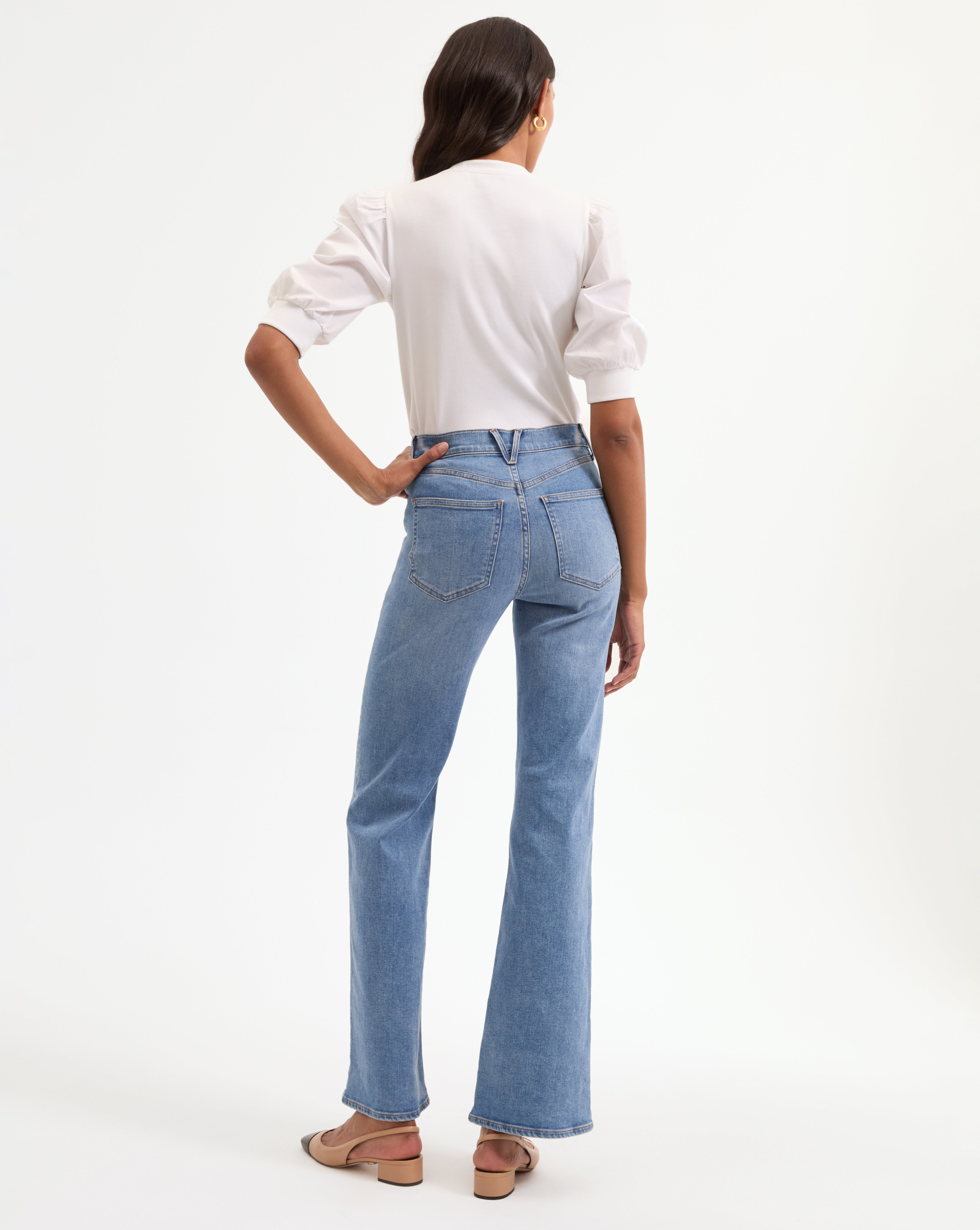 CROSBIE WIDE-LEG JEAN | PATCH POCKETS - 5
