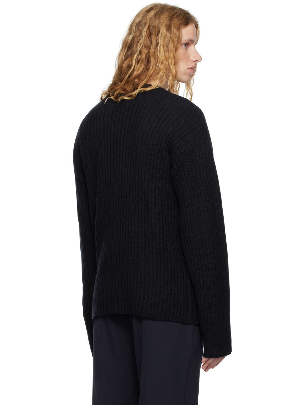 Navy Gustave Sweater - 3