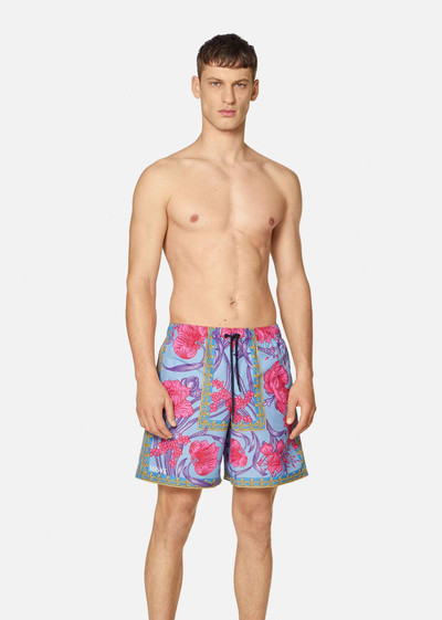 VERSACE Acid Bouquet Boardshorts outlook