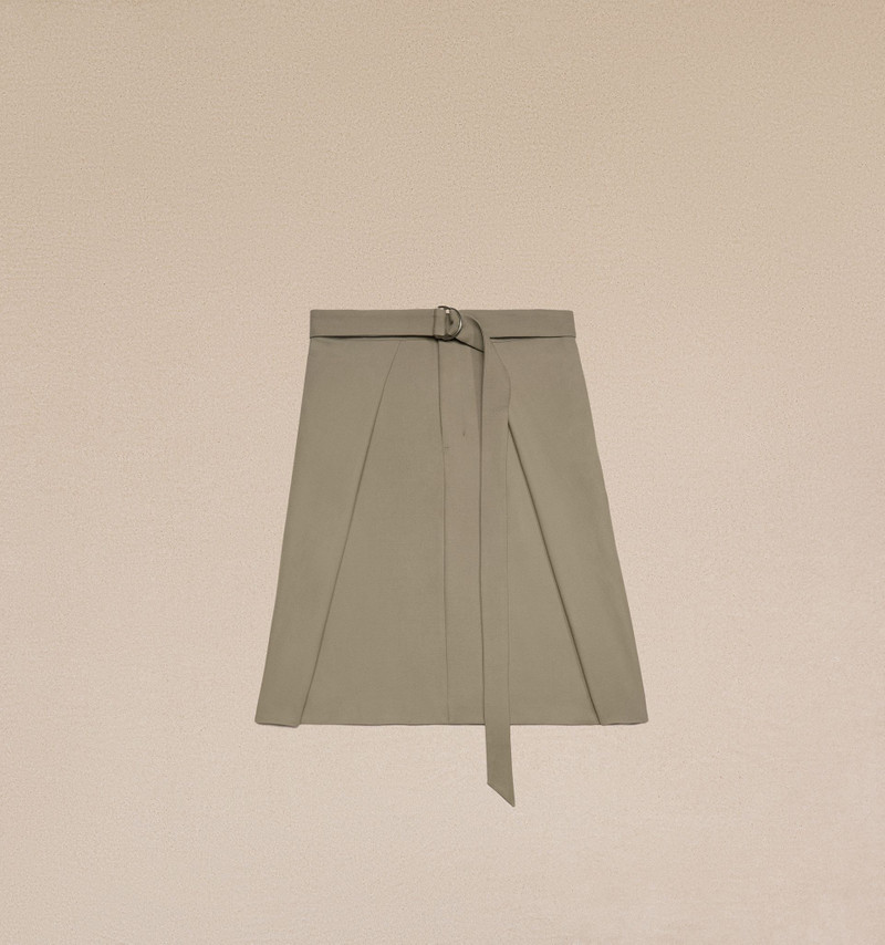 A Line Skirt With Floating Panels 1