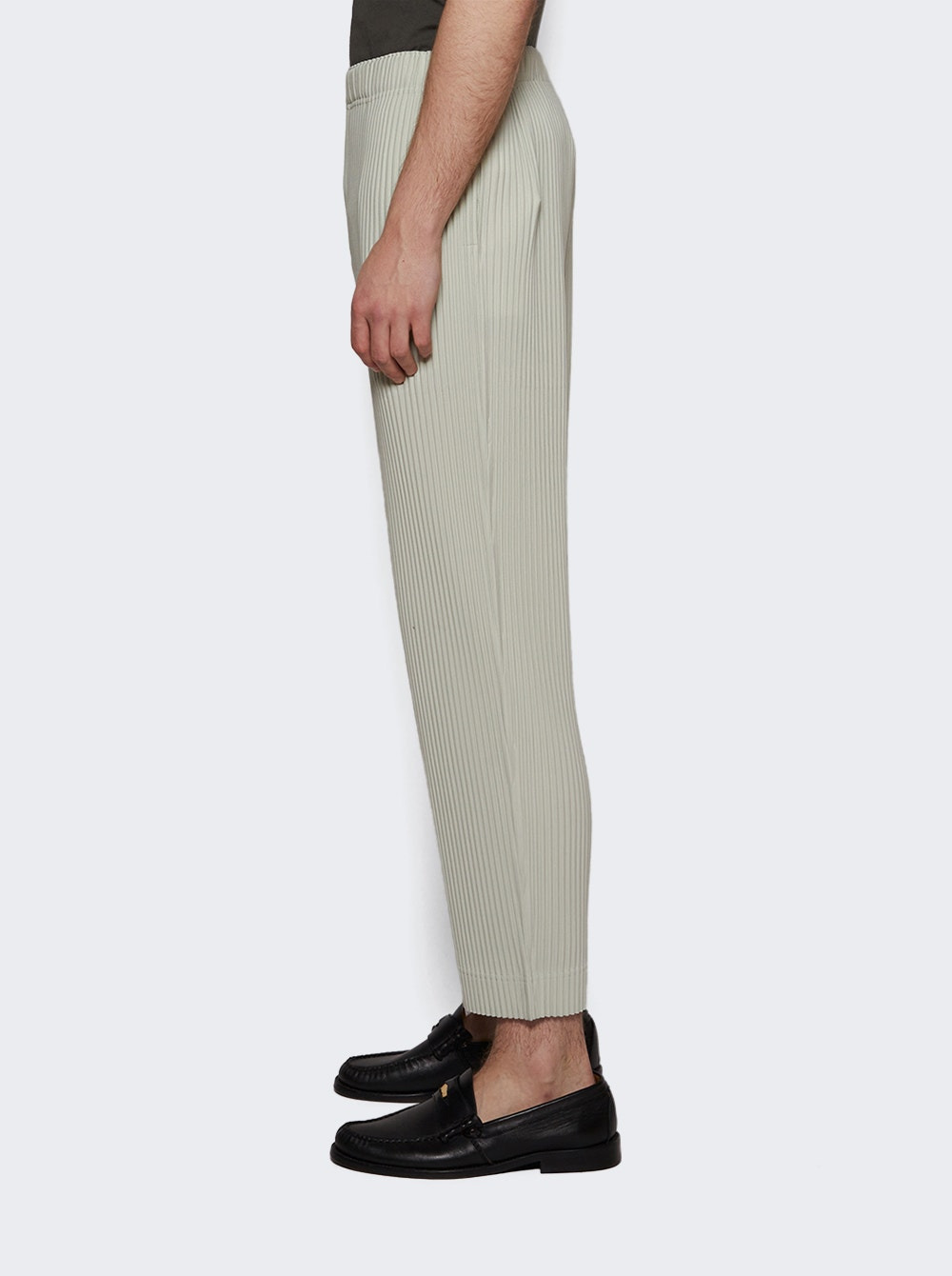 Pleated Pants Frosty Grey - 3