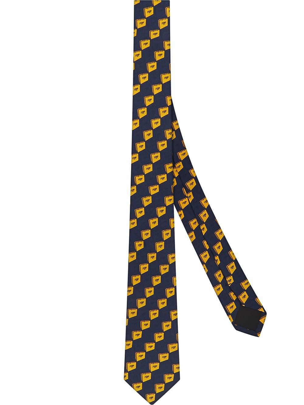 Fendi packaging-print tie - 1