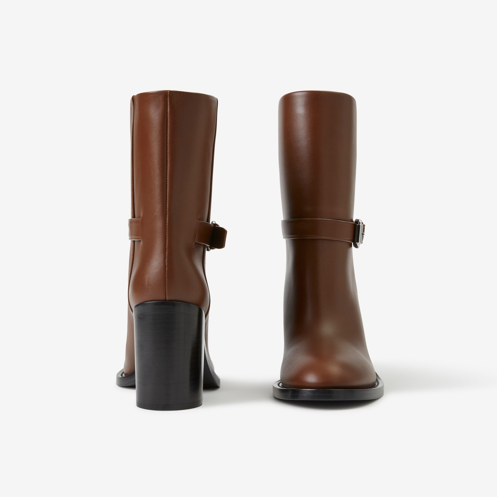 Leather Ankle Boots - 4