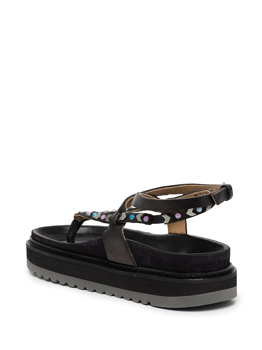 stud-embellished thong-strap sandals - 3