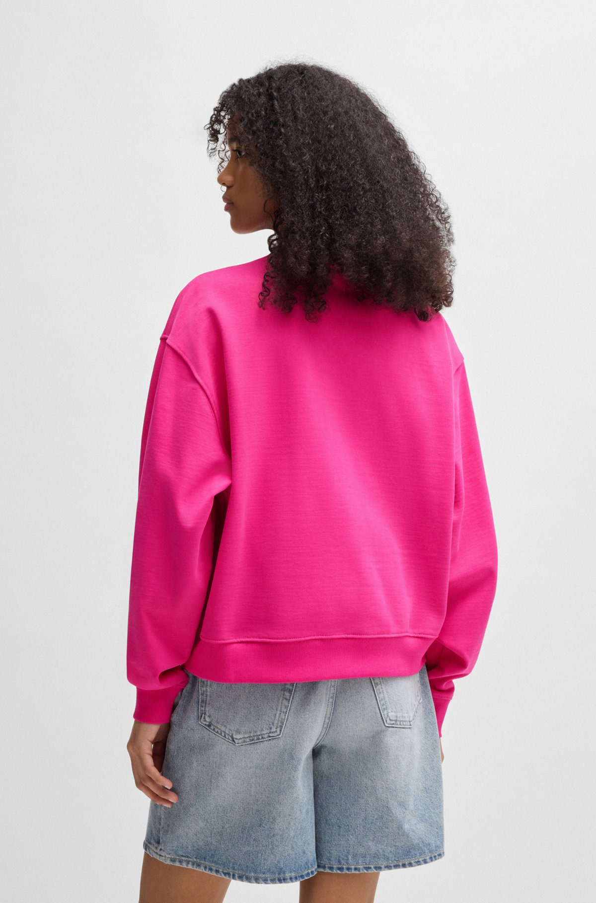 RELAXED-FIT SWEATSHIRT WITH RETRO LOGO - 4