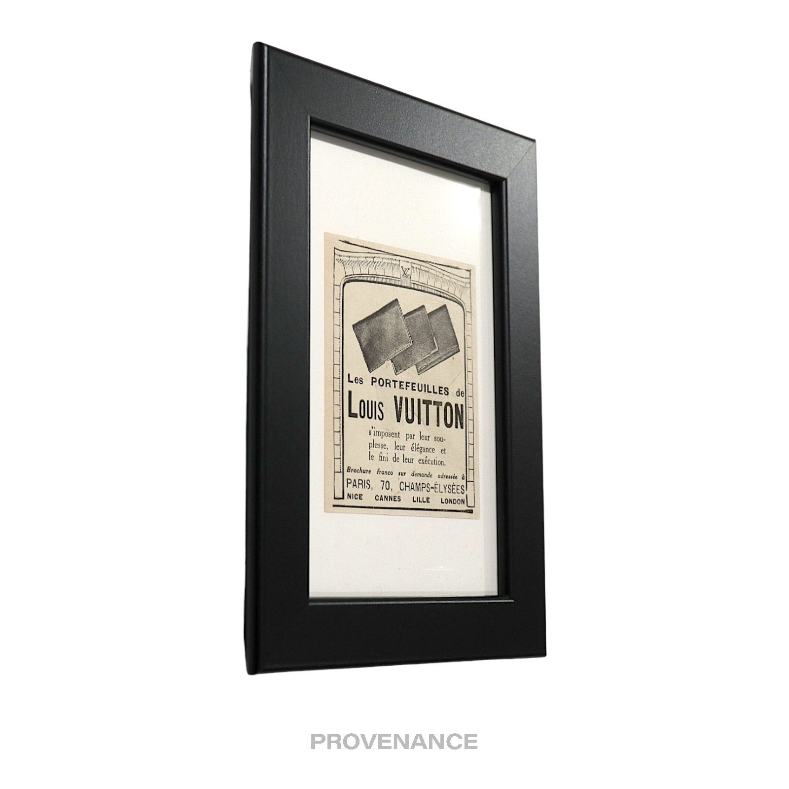 Louis Vuitton Antique Vintage Newsprint Ad - Wallets - 2