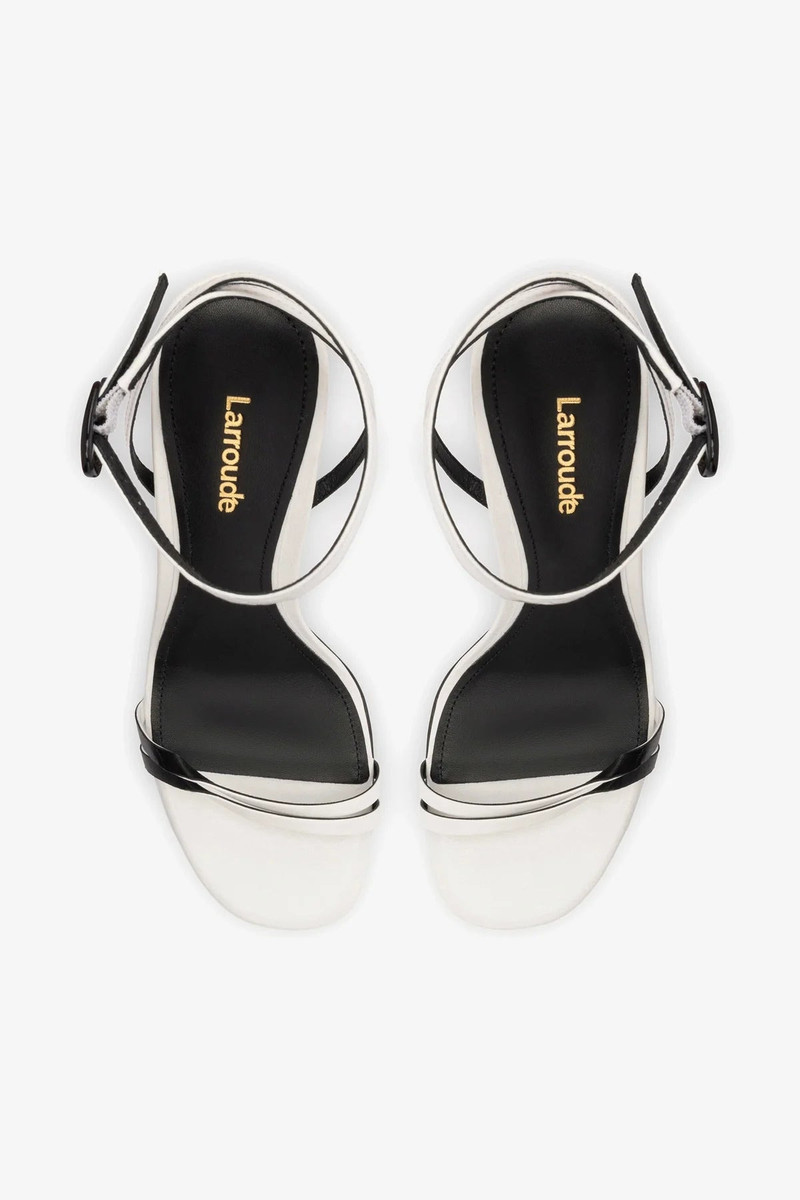 Vesper Sandal In White Leather 6