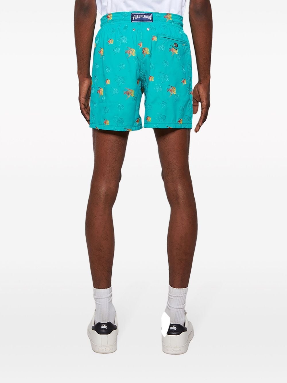Mistral Piranhas-embroidered swim shorts - 5