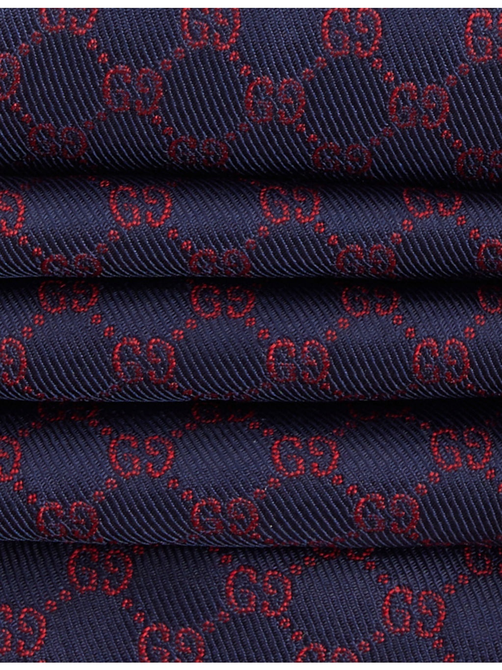 GG-Monogram Jacquard Silk Tie - 2