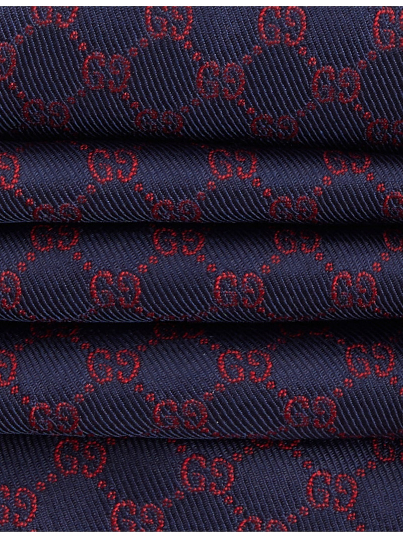 GUCCI GG-Monogram Jacquard Silk Tie outlook