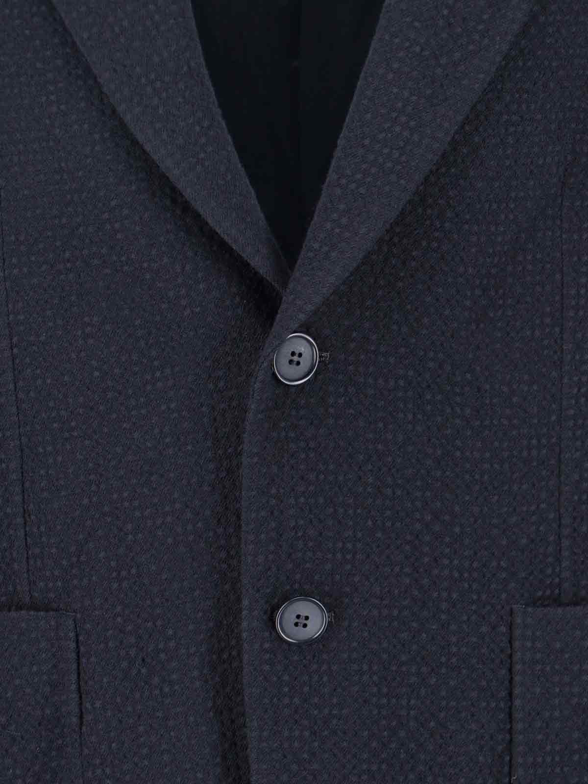 SINGLE-BREASTED VIRGIN WOOL BLAZER - 3