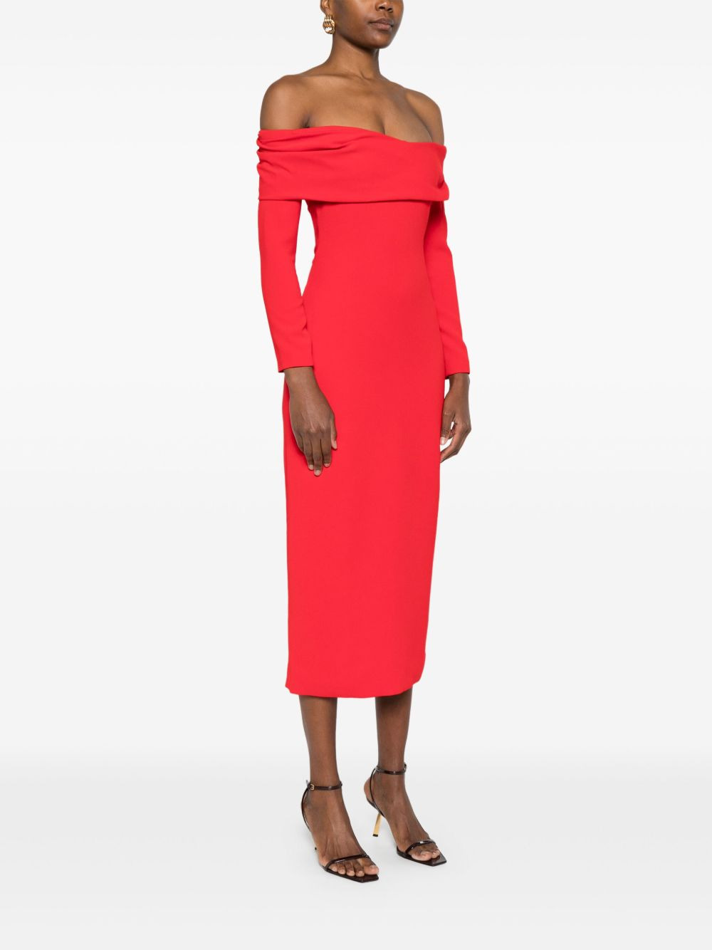 Yuni off-shoulder midi dress - 3
