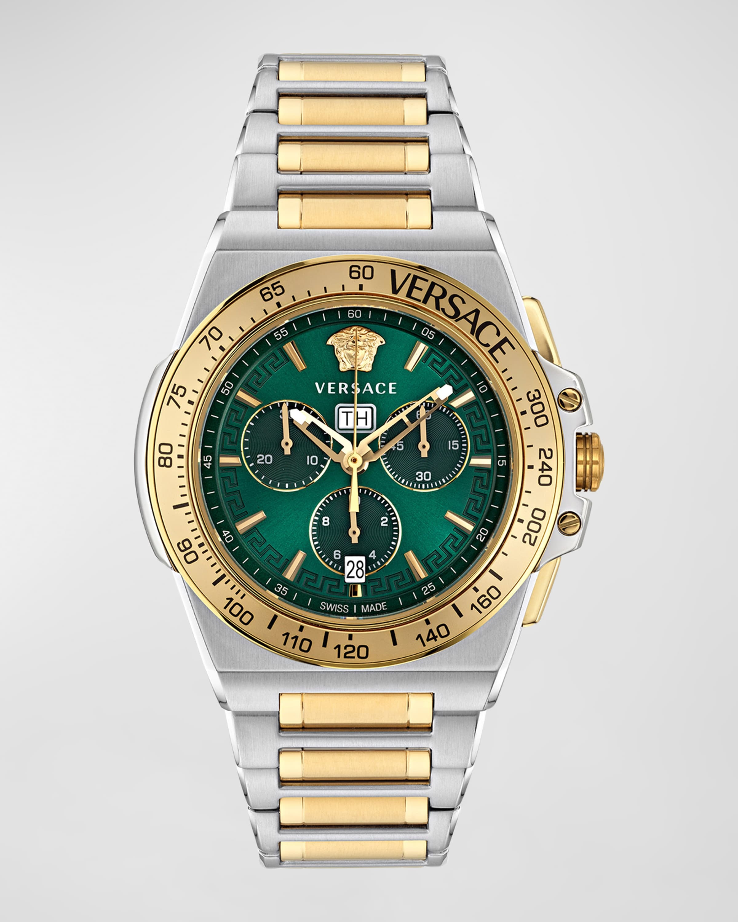 Men's Greca Extreme Chronograph Two-Tone Bracelet Watch, 45mm - 1